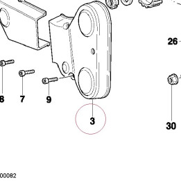 Horizontal belt external cover 24510201AB
