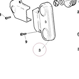 Horizontal belt external cover 24510351A