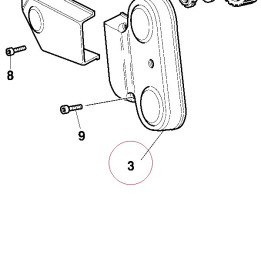 Horizontal belt external cover 24510351AB