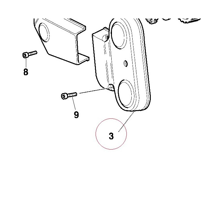 Horizontal belt external cover 24510351AB