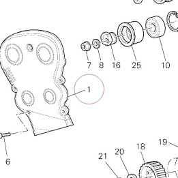 Vertical belt outer cover 24510712A