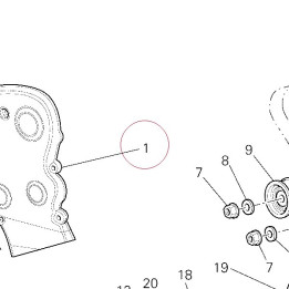 Vertical belt outer cover 24510713A