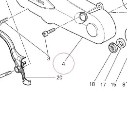 Horizontal timing belt cover 24510762A