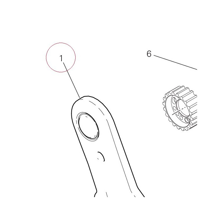 Vertical timing belt cover 24510791B