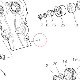 Vertical belt outer cover 24511062A