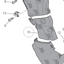Vertical belt outer cover 24511301B