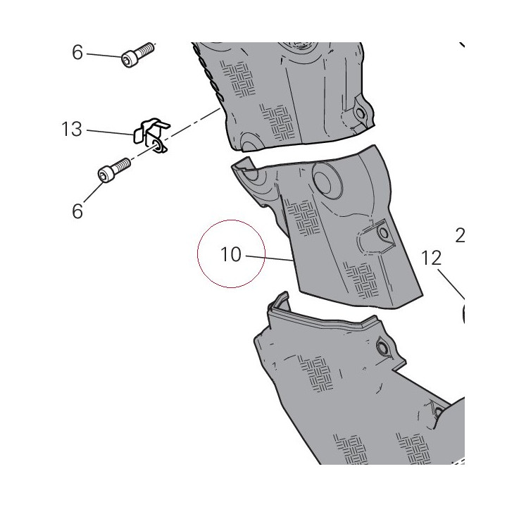 Vertical belt outer cover 24511301B