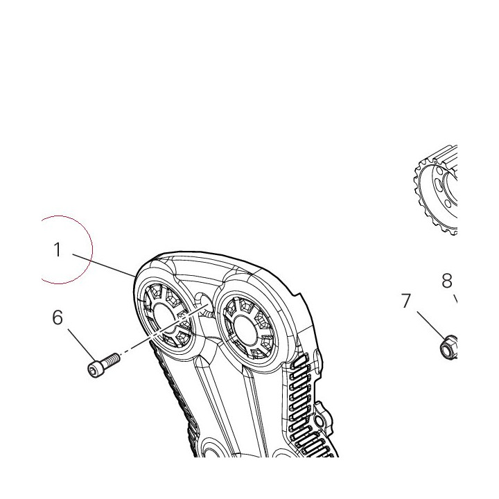 Vertical belt outer cover 24511351A