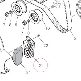 Bracket, filter 24511471A
