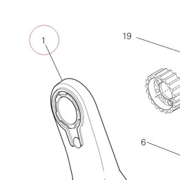 Vertical timing belt cover 24511522A