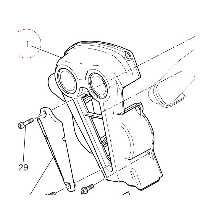 Vertical belt outer cover 24511611B