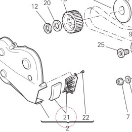 Bracket, filter 24521391A