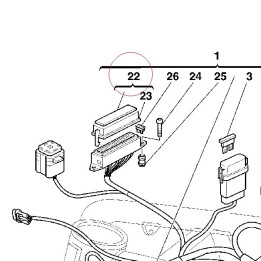 Cover, fuse 24610571D