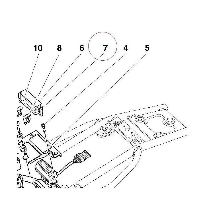 Cover, fuse 24610591A