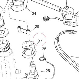 Cover, ignition switch 24611001A