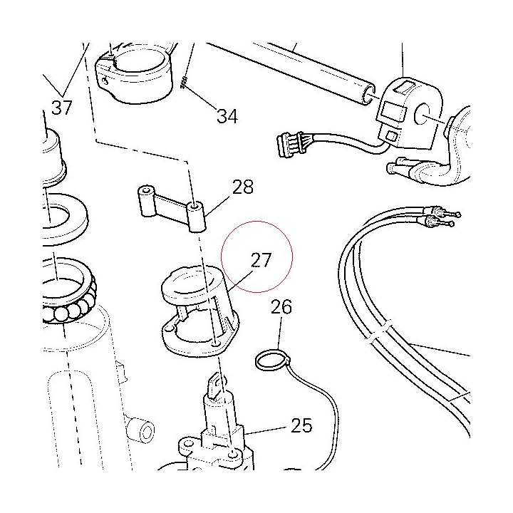 Cover, ignition switch 24611001A