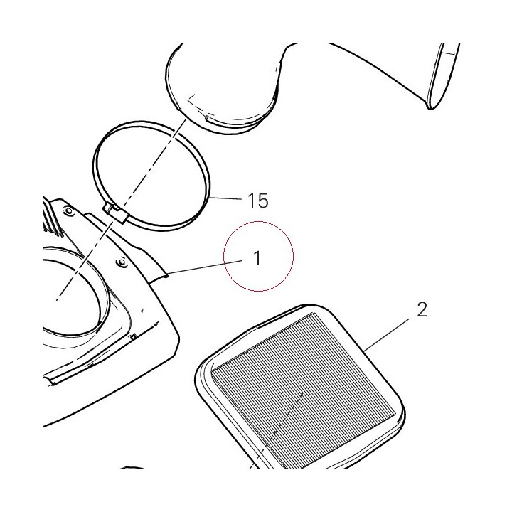 Filter cover unit 24611071A