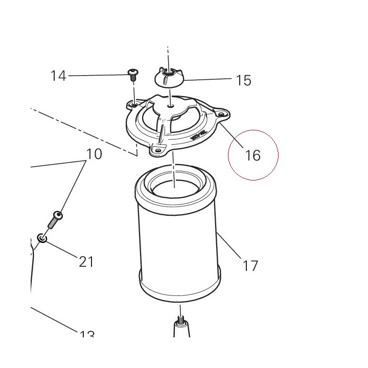 Filter cover unit 24612162A