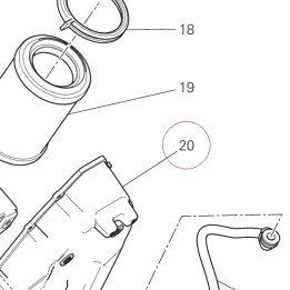 Cover, air filter case 24612181B