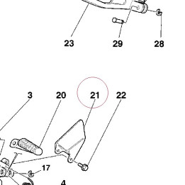 Left protection plate 24710731A