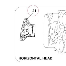 Central cover timing side 24710901AB