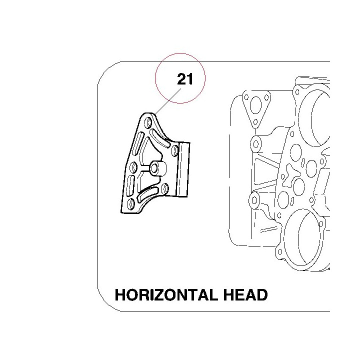 Central cover timing side 24710901AB