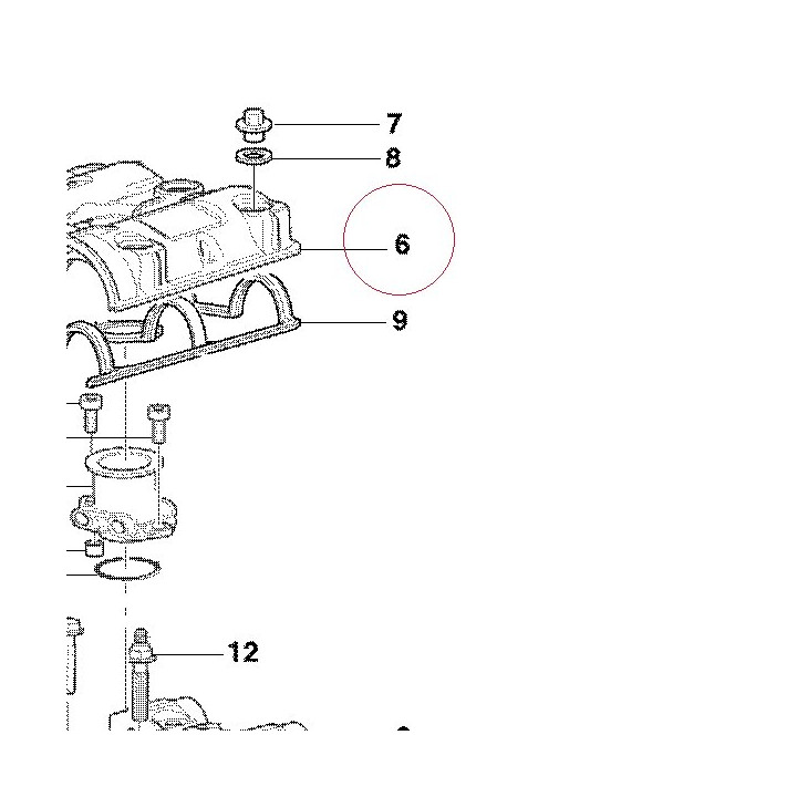 Valve cover 24711221A