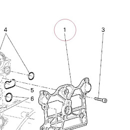 Cover, timing belt inside 24711631A