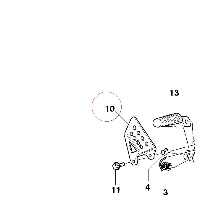 Guard front step right 24711851A