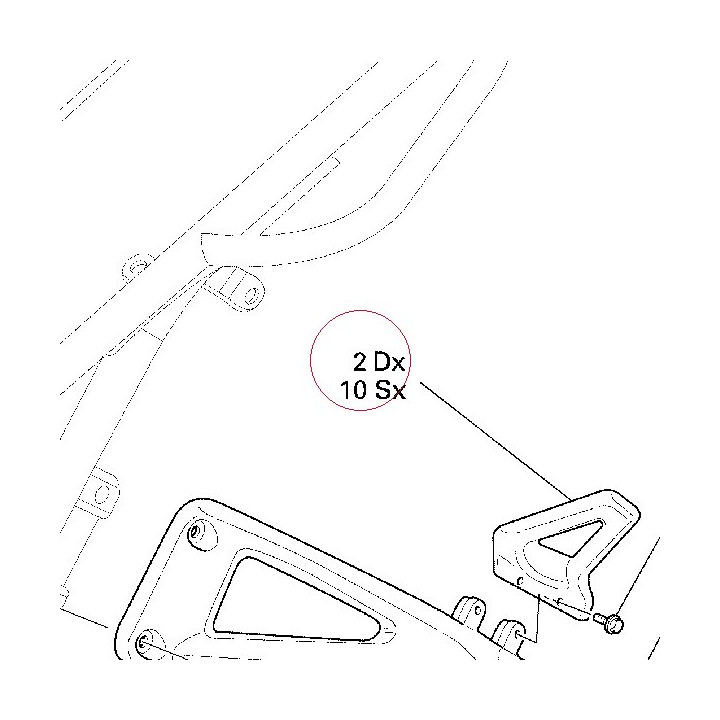 Guard front step right 24712181A
