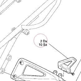 Guard front step right 24712181AB