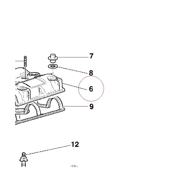 Valve cover 24712611A