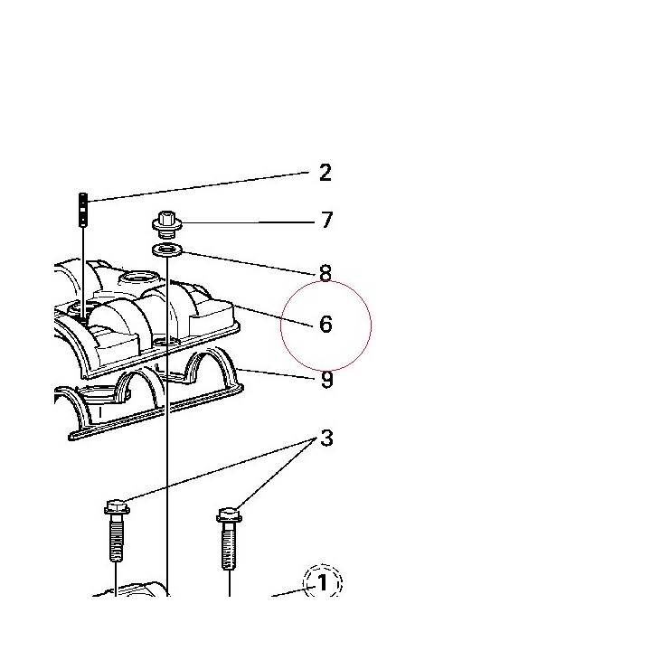 Valve cover 24712821A