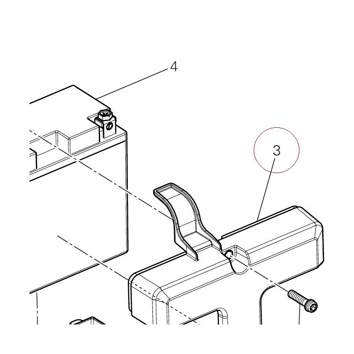 Cover, battery 24712971A