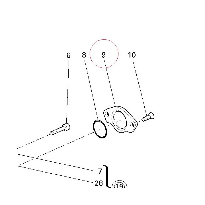 Cover, sensor 24713051AD