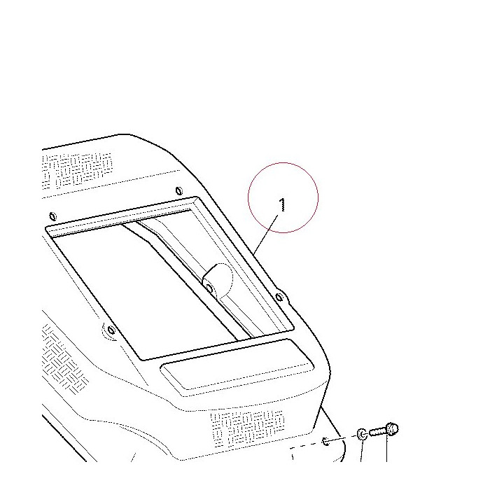 Cover air box, upper 24713181A