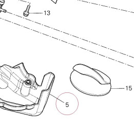 Cover, fuel pump 24713285A