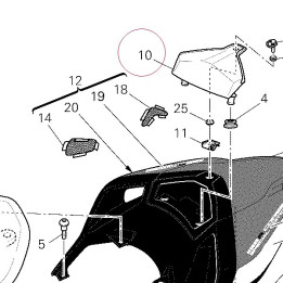 Seat back assembly 24713321A
