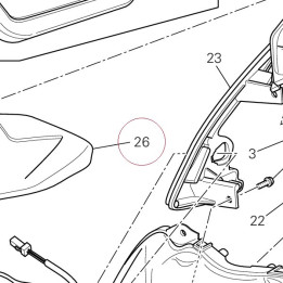 Cover, meter 24713351A
