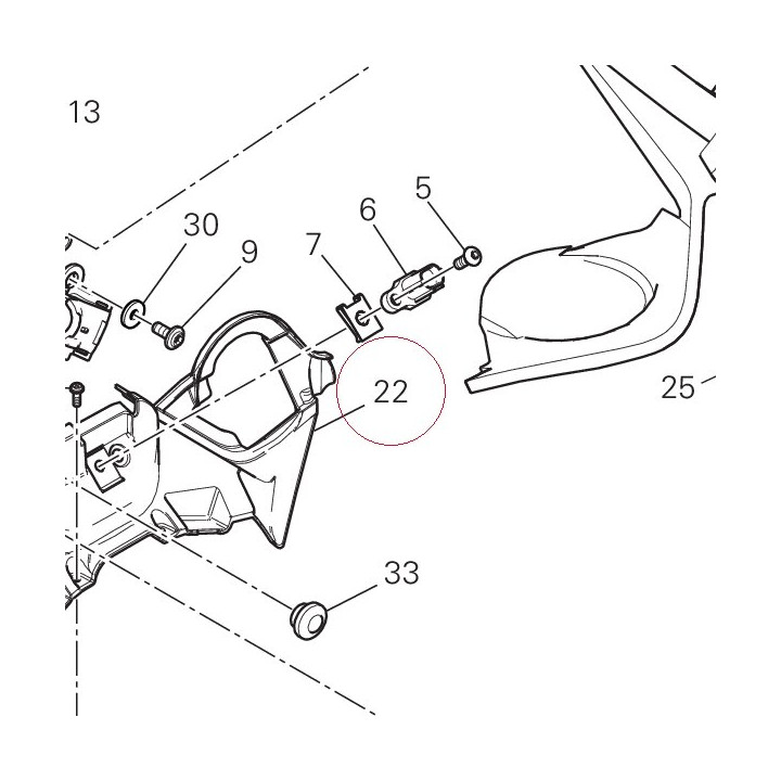 Air manifold cover 24714331B