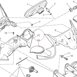 Air manifold cover 24714332A