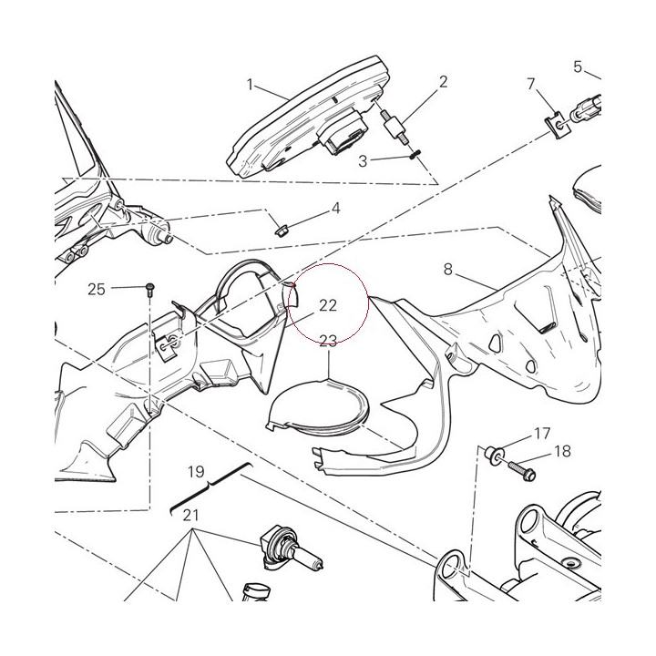 Air manifold cover 24714332A