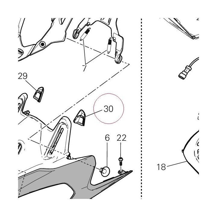 Left cover 24714532A