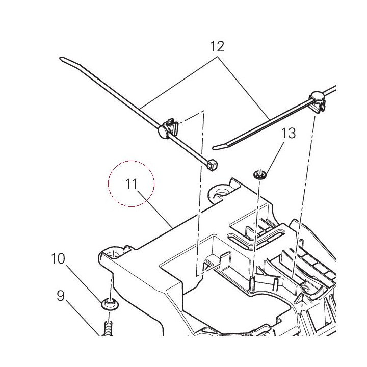 Cover, battery 24714641A