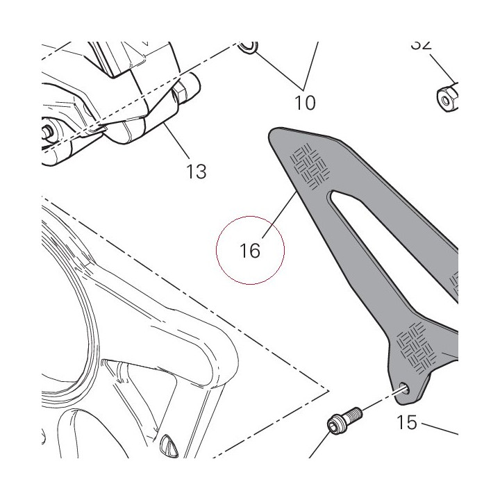 Heel guard right 24714741A