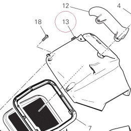 Cover air box, upper 24714932A