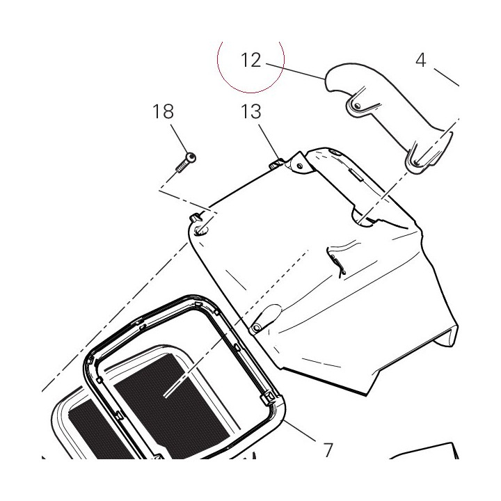 Cover, wire harness 24714951A