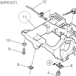 Cover, battery 24715281A