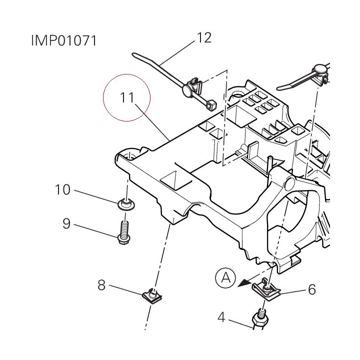Cover, battery 24715281A