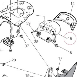Rear fairing 24715631A